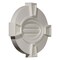 Ekena Millwork Horizontal Oval Gable Vent Louver with Flat trim & Keystones, Non-Functional, 29"W x 20"H x 1 3/4"P GVOV29X20D - alternate 2